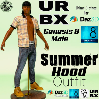 URBX-G8M-Summer Hood Outfit