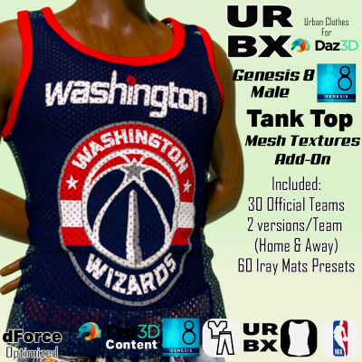 URBX-G8M-Tank Top Mesh Textures Add-On