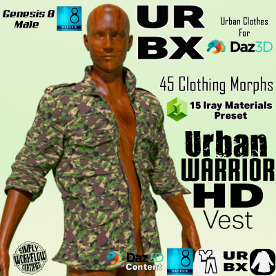 URBX-G8M-Urban Warrior HD Vest