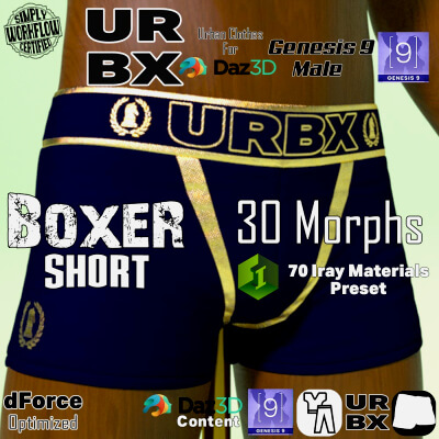 URBX-G9M Boxer Short HD
