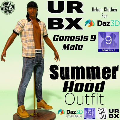 URBX-G9M-Summer Hood Outfit