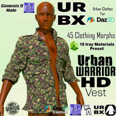 URBX-G9M-Urban Warrior HD Vest