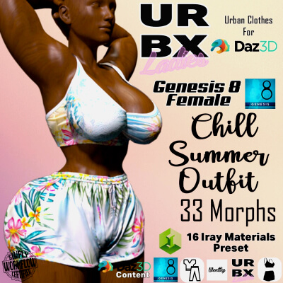 URBX Ladies-G8F-Chill Summer Outfit