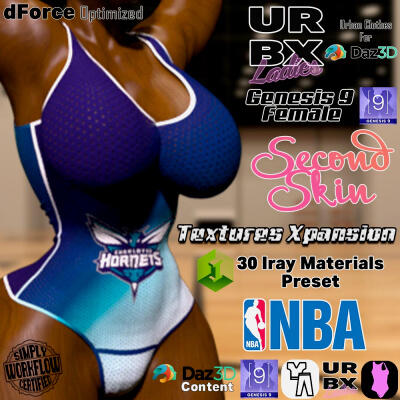 URBX Ladies-G9F-Second Skin dForce Textures Expansion 1 NBA