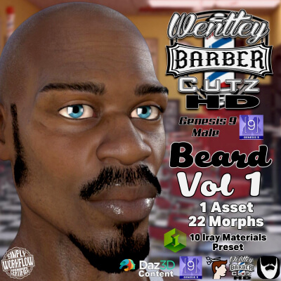 Wentley Barber Cutz HD-G9M-Beard Vol 1