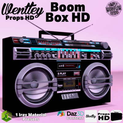 Wentleys Props HD Boombox HD