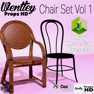 Wentleys Props HD-Chair set Vol 1
