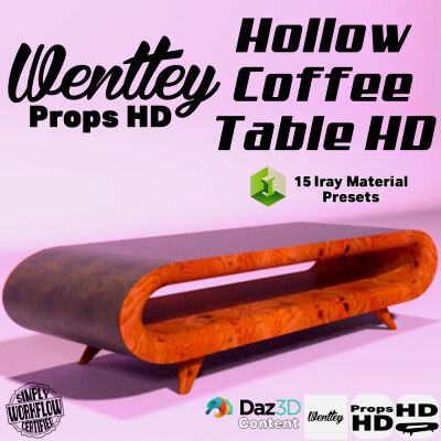 Wentley&rsquos Props HD-Hollow Coffee Table HD