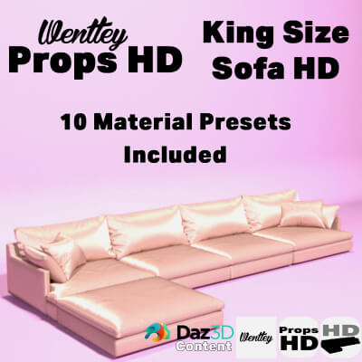Wentley&rsquos Props HD-King Size Sofa HD