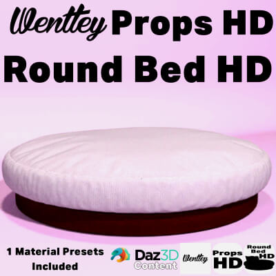 Wentleys Props Hd-Round Bed HD