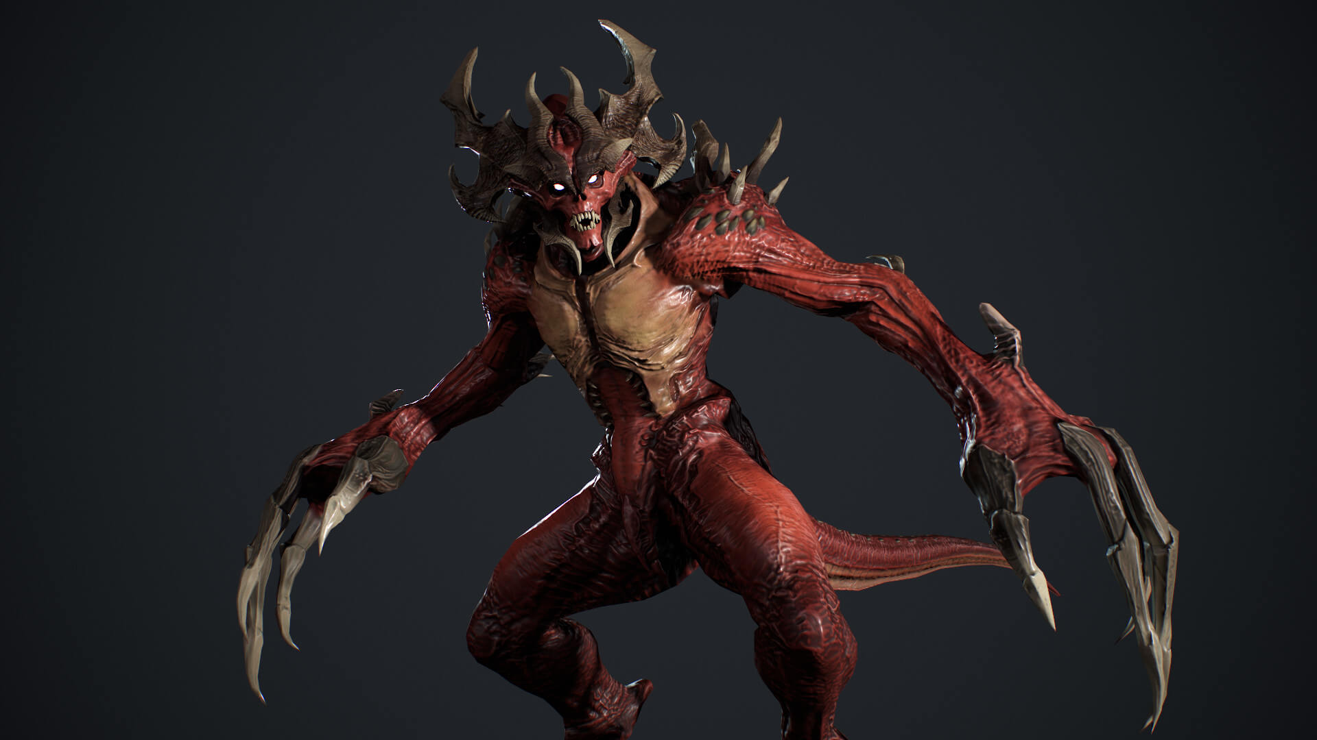 Archdemon Low Poly 3D Model by Wernerkurt