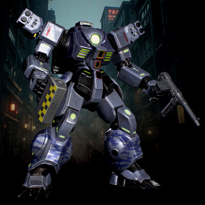 Battle Mech Game ready