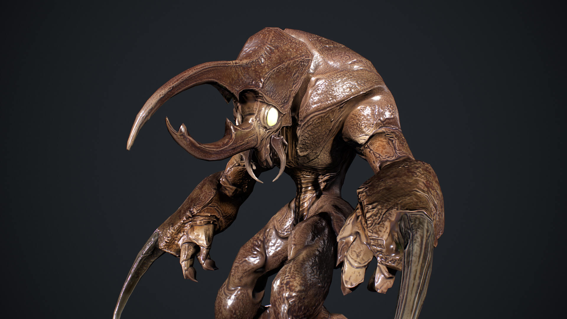 Bug Creature 3 - 3D Model by Wernerkurt