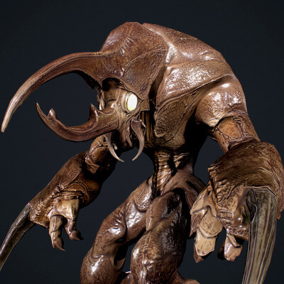 Bug Creature 3 - 3D Model by Wernerkurt