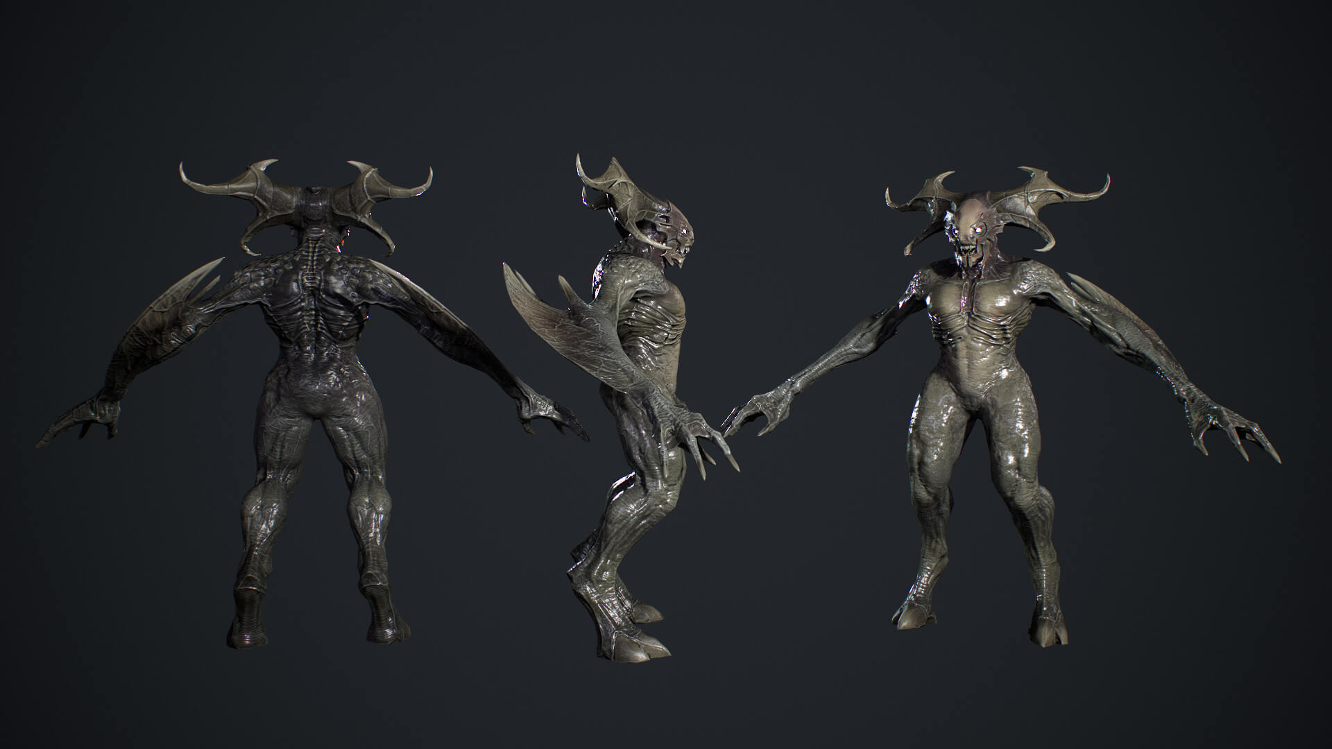 Demon Character 2 - 3D Model by Wernerkurt