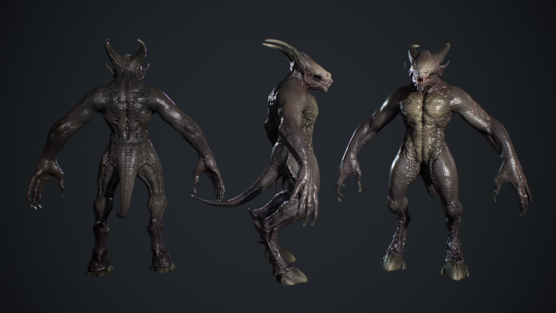 Demon Character 4 - 3D Model by Wernerkurt