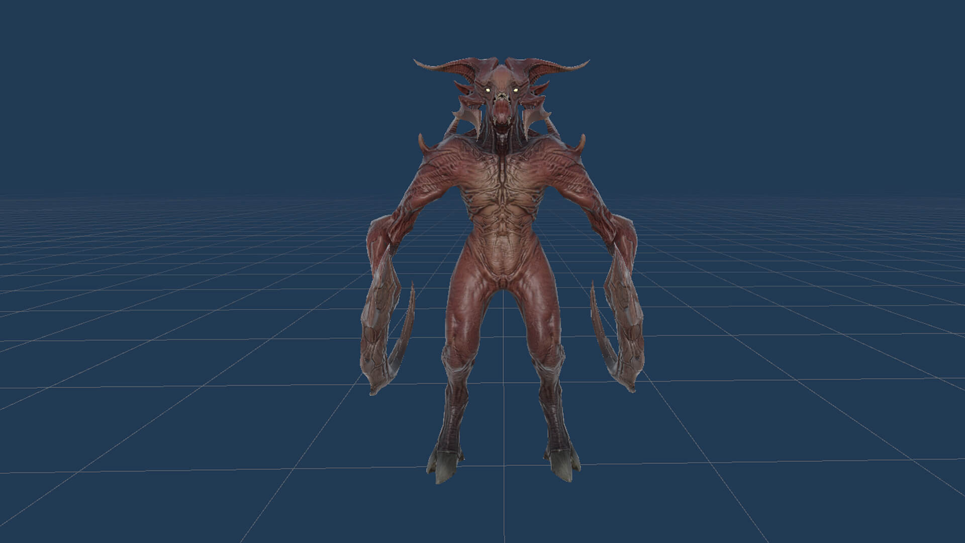 Demon Character 9 - 3D Model by Wernerkurt