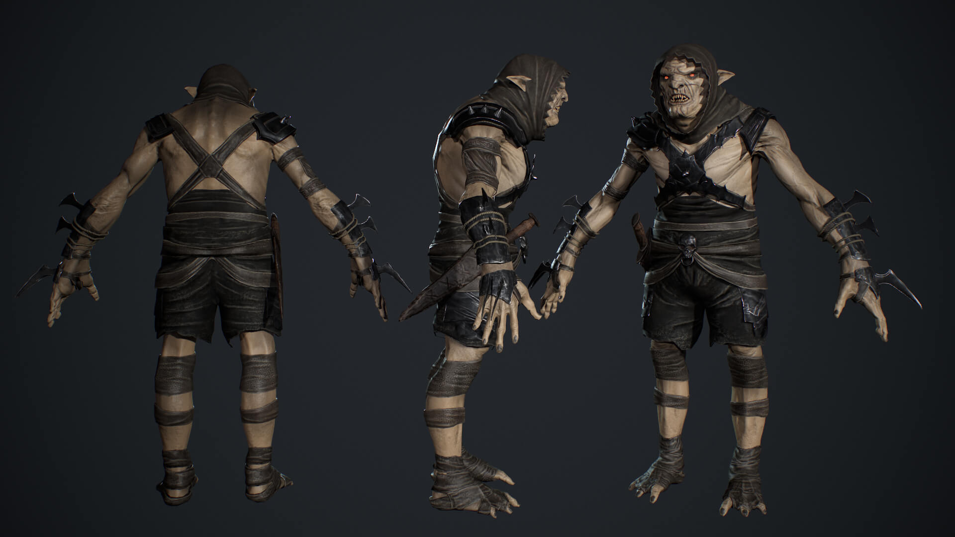 Goblin 3 game ready - 3D Model by Wernerkurt