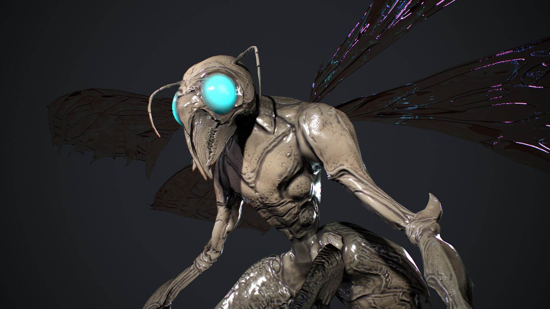 Insect Creature 3 - 3D Model by Wernerkurt