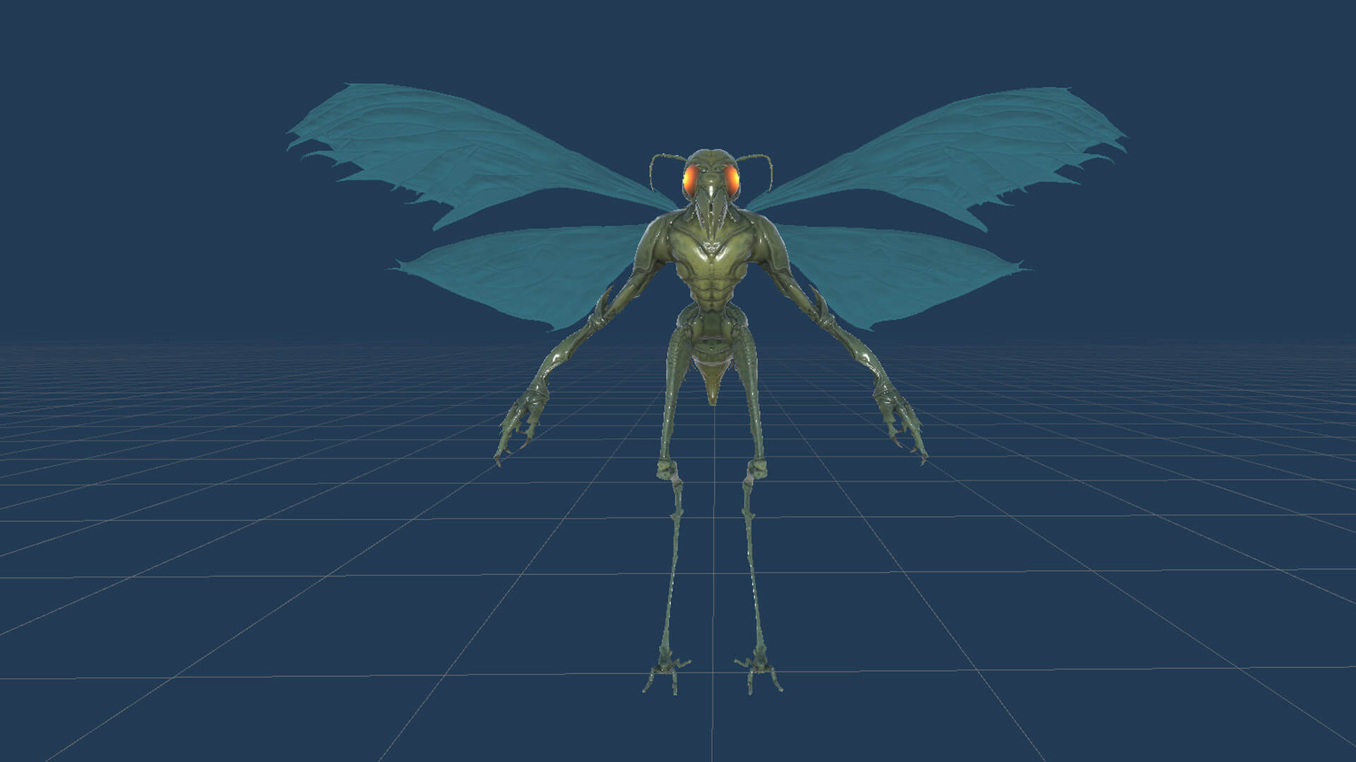 Insect Creature 3 - 3D Model by Wernerkurt