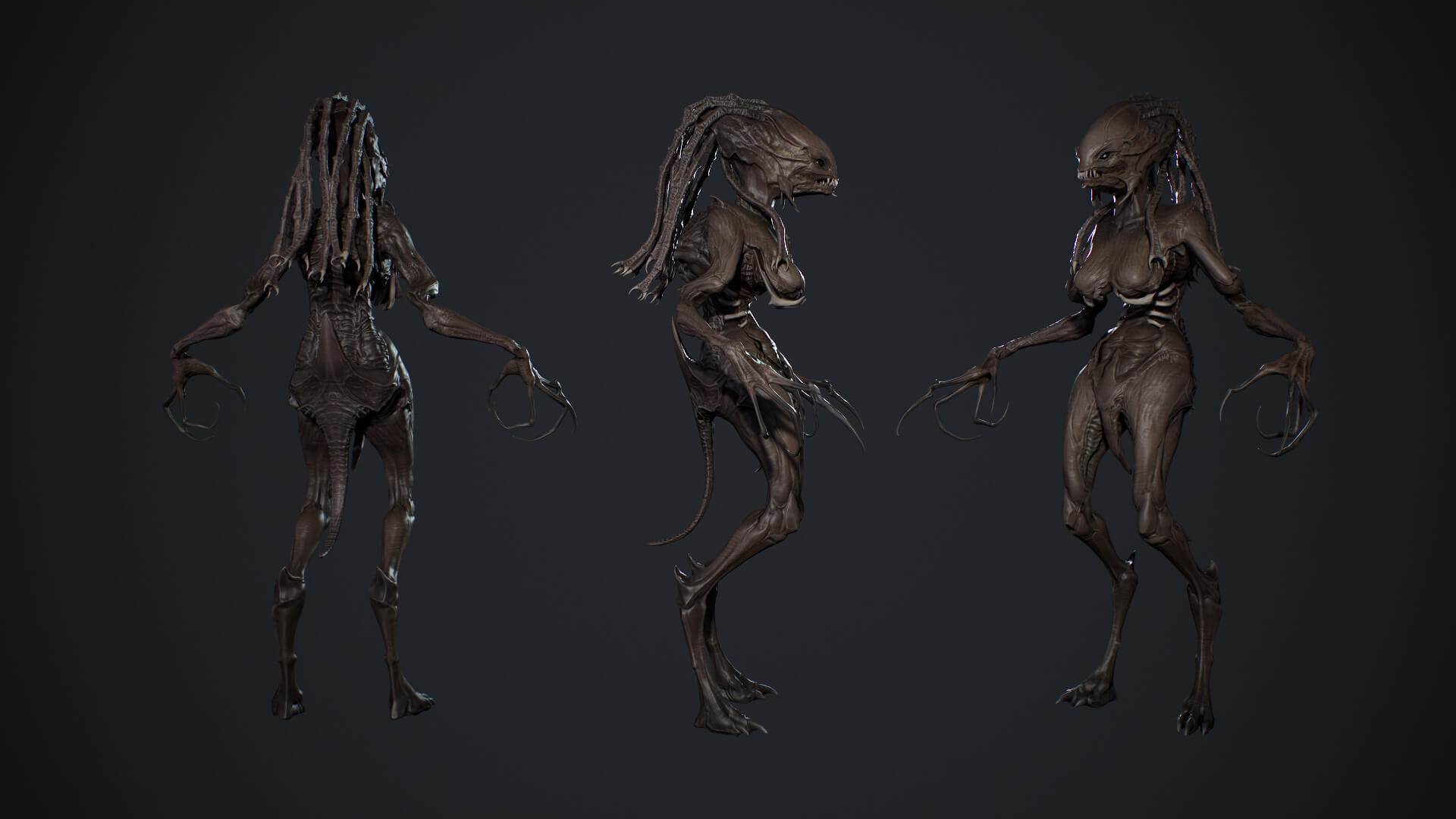 Monster 8 game ready - 3D Model by Wernerkurt