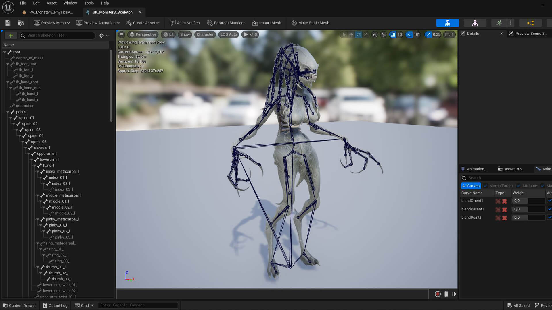 Monster 8 game ready - 3D Model by Wernerkurt