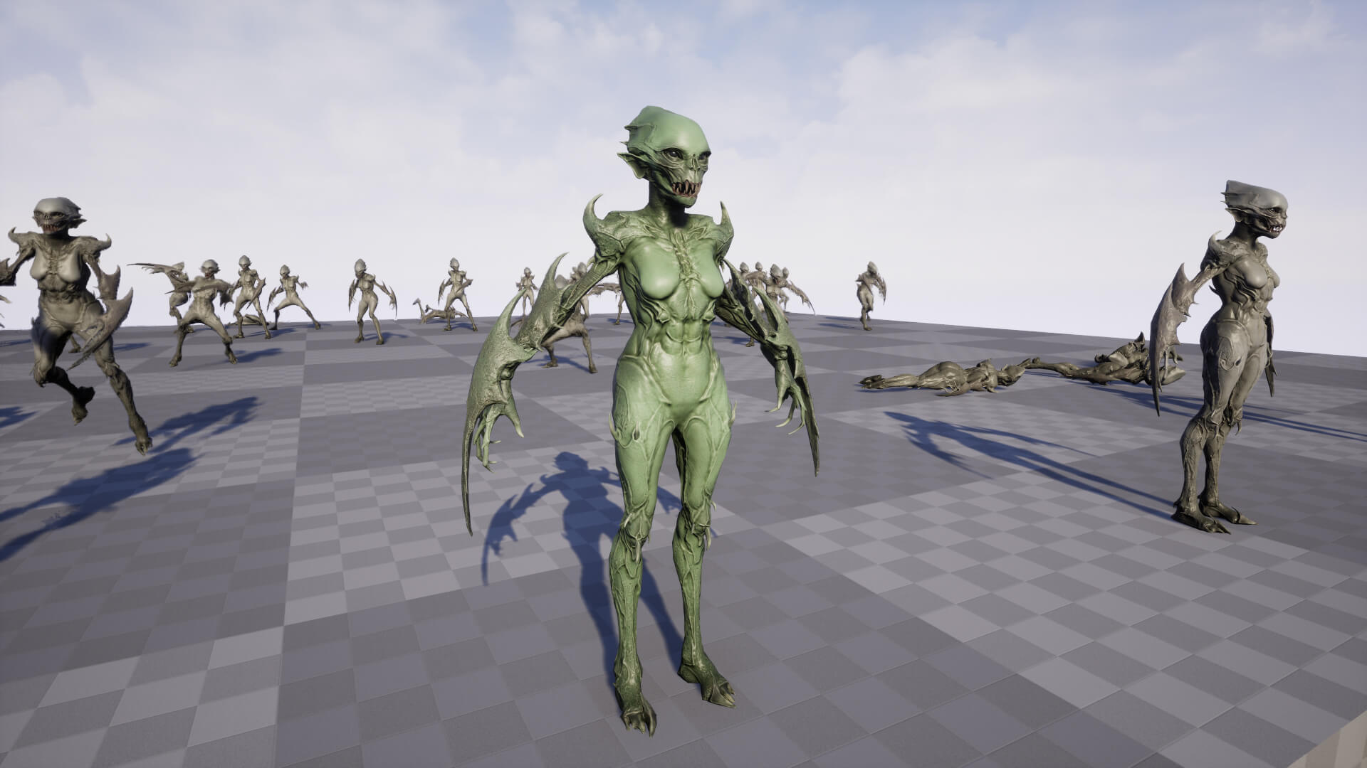 Monster 9 Game Ready - 3D Model by Wernerkurt