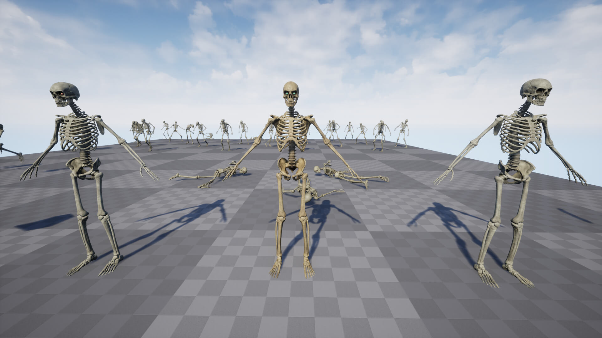 Skeleton 01 Low Poly - 3D Model by Wernerkurt