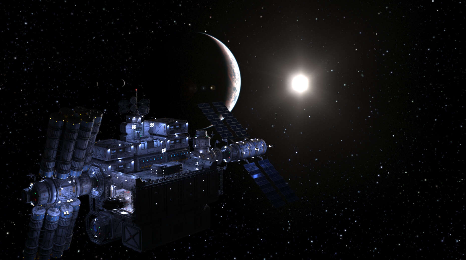 Space 3D Render, Digital Art by westcala1c