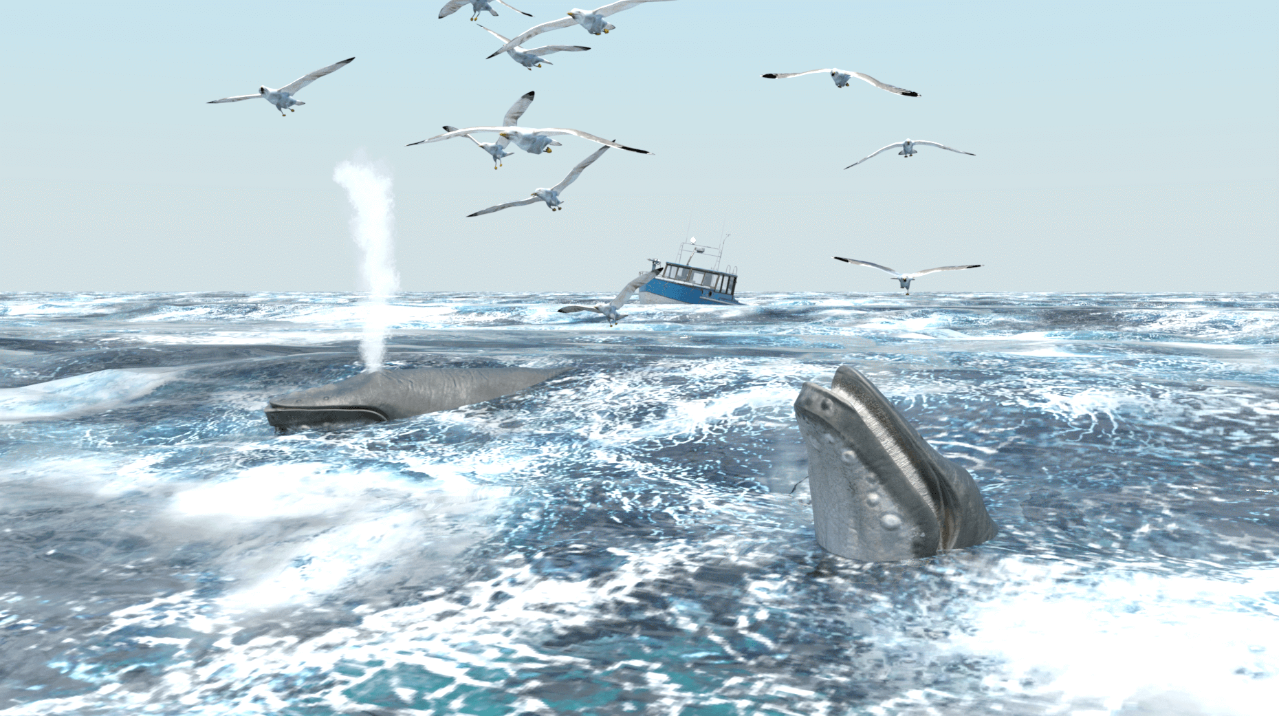 Thar She Blows. 3D Render RenderHub Gallery