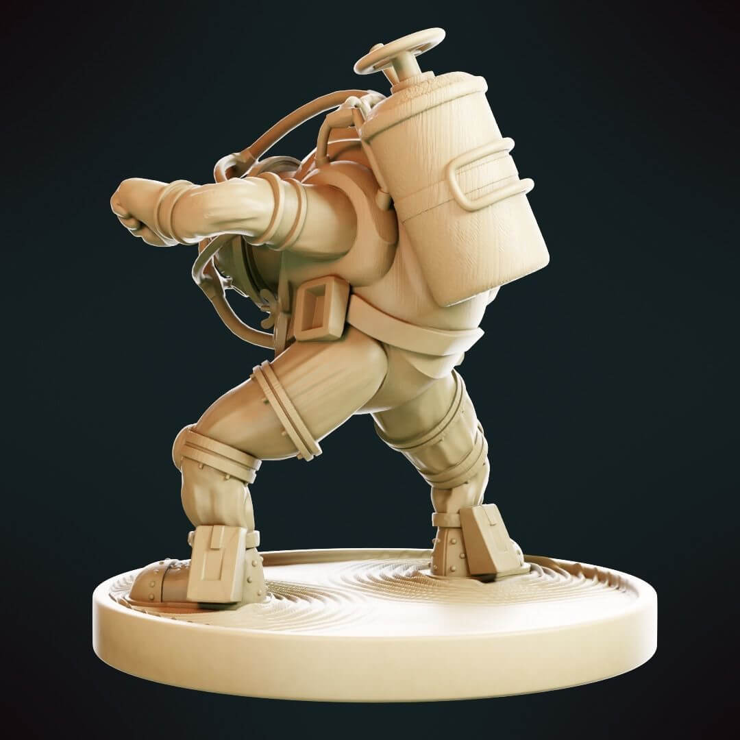 Bioshock - Big Daddy 3D Model by WestDuck