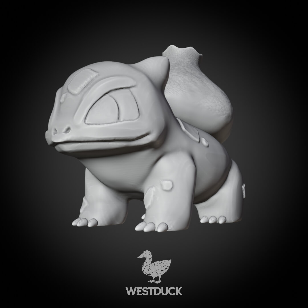 Bulbasaur - Pokemon Free 3D Model by WestDuck