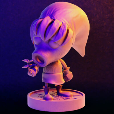 Deku Scrub Link - Zelda Majoras Mask