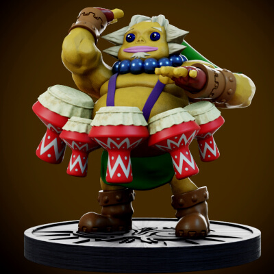 Goron Link - Zelda Majoras Mask