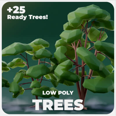 Low Poly Trees by Whitman And Olbert