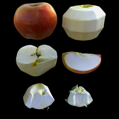 AI-Generated Apple Bitten 01