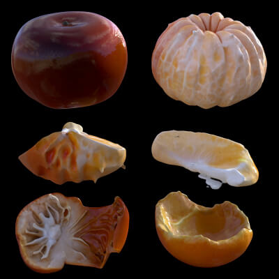 AI-Generated Mandarin Bitten