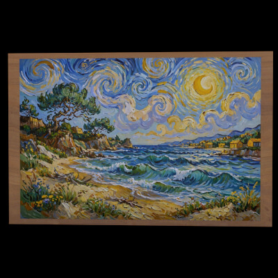 AI-Generated Paintings in the Style of Van Gogh