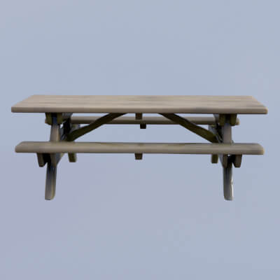 AI-Generated Picnic Table