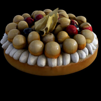 AI-Generated Saint Honor&eacute Cake