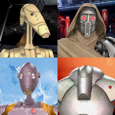 Battle Droids for Daz3D