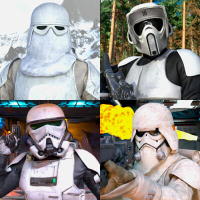 Elite Stormtroopers for Genesis 8 and 9  Weapons by WildGold