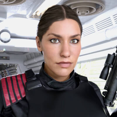 Iden Versio for Genesis 8 Female  Weapon &amp Seeker Droid