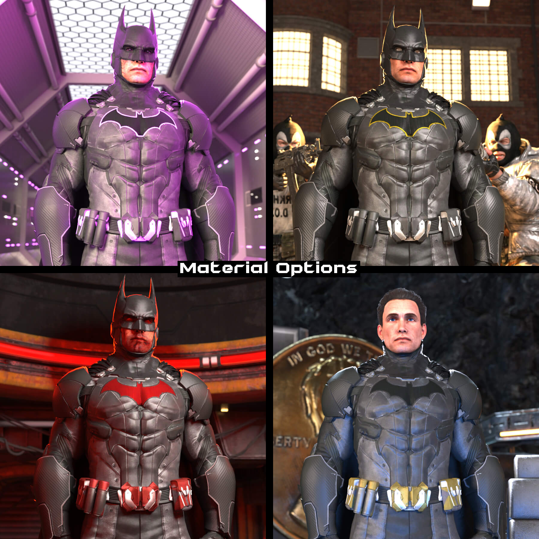 The Batman for G8M + All Arkham Gadgets - Daz Content by WildGold