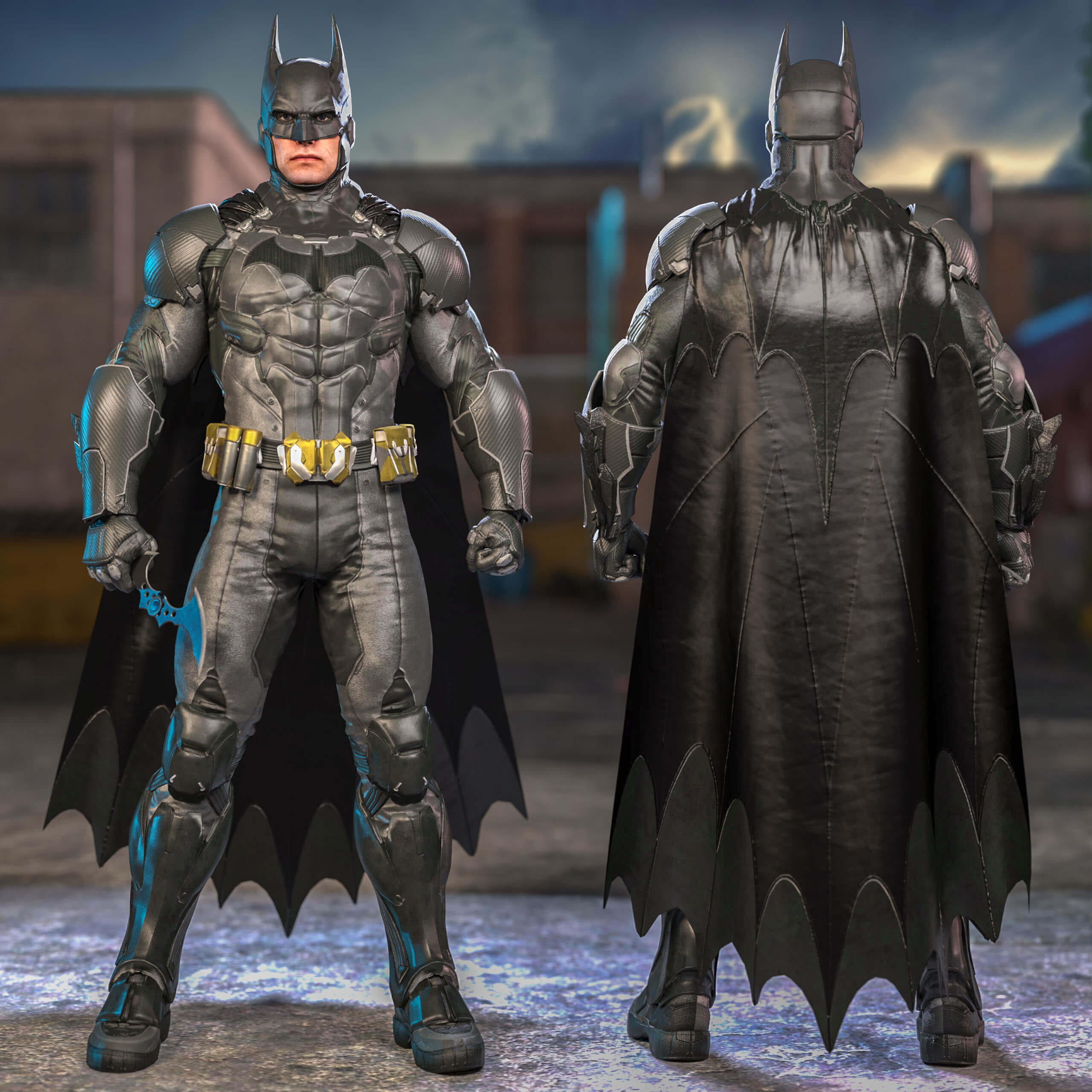 The Batman for G8M + All Arkham Gadgets - Daz Content by WildGold