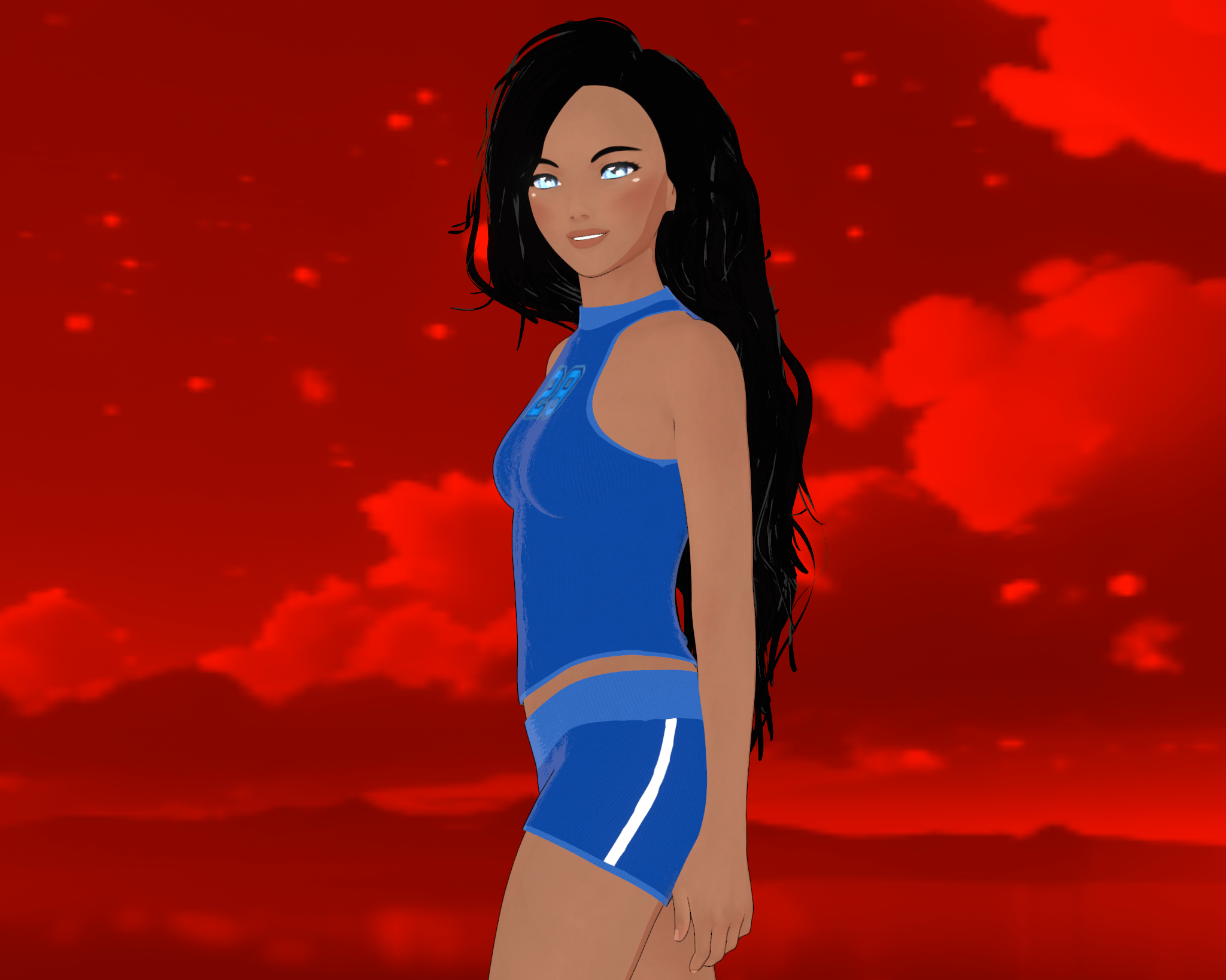 Anime Mathilda WT Mathilda for G9 Anime Feminine 3D Render by wildthing