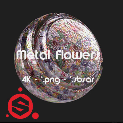 Metal Flower Material