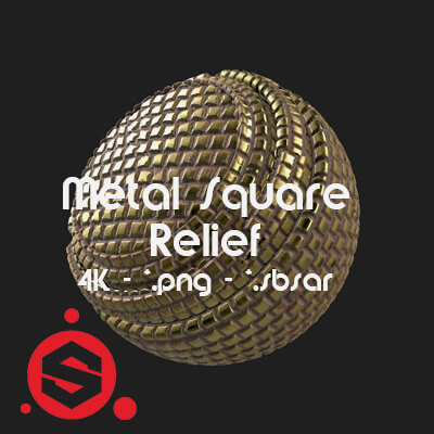 Metal Square Relief