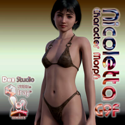 Nicoletta Morph for Genesis 9 Female