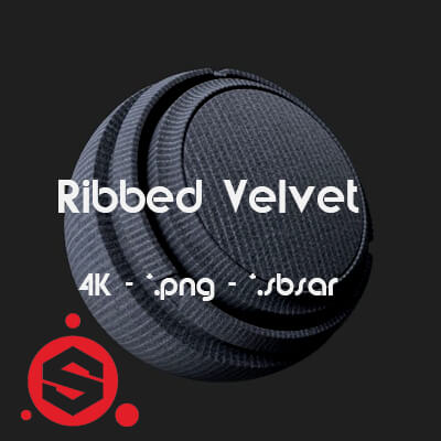 Ribbed Velvet Material